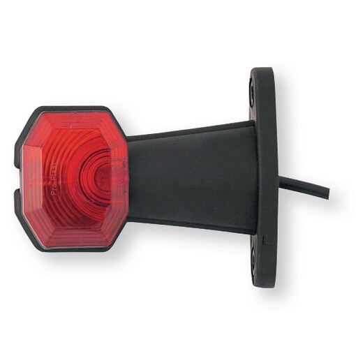 Sinalizador lateral Superpoint curto vermelho e branco 24 V